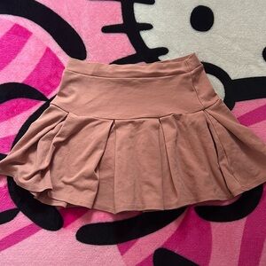 Chocolate Pink Mini Skirt